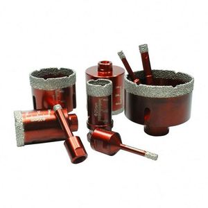 Đá Cẩm Thạch Và Granite Lõi Bê Tông Khoan Lỗ Kim Loại 10Mm Mài Chân Không Brazed Kim Cương Gạch Khoan Bits