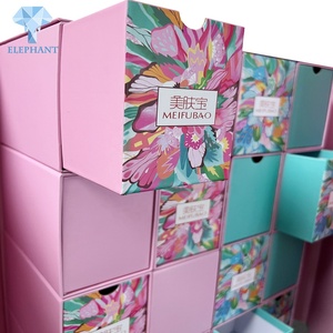 Luxury Custom Printing Large Drawer Surprised Beauty Cosmetic Advent <b>Calendar</b> Mistery Gift Box - Product Image 5