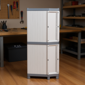 TTAKE Single Cabinet Wardrobe Trunks And Wardrobes <b>Tool</b> <b>Storage</b> Cabinet With Adjustable Shelves For Organized <b>Storage</b> - Product Image 3