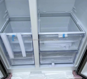 Réfrigérateur à portes françaises MK 556L avec écran tactile, distributeur d'eau, acier inoxydable, classe énergétique 1, usage domestique, Midea Haier - Product Image 5