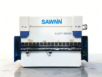 Presse plieuse électro-hydraulique CNC manuelle de précision 130T3200 à servomoteur pour cadres de portes et pièces d'ascenseurs