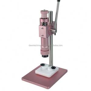 Máquina Selladora de Tapas de Aluminio y Plástico para Botellas de Perfume y Líquidos Orales de 13mm, 15mm y 20mm con Bloqueo de Escritorio - Product Image 2