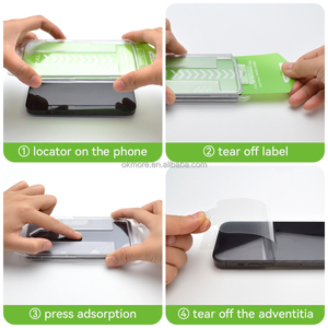 Bộ dụng cụ dán kính cường lực 9H bảo vệ màn hình iPhone 14 15 16 17 Pro Max dễ dàng lắp đặt - Product Image 6