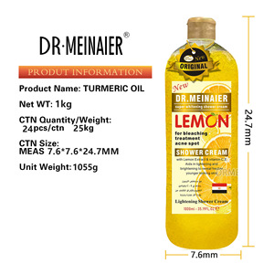 Produits de Soin DRMEINAIER, Gel Douche Éclaircissant Bio Extra 1000ml, Hydratant et Blanchissant, Crème de Douche Corps Citron Doré - Product Image 2