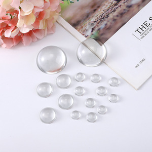 Diy Picture Grade Crystal Glass Paperweight Round Shape Crystal Glass