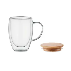 Tazza in vetro borosilicato TIROL, merchandising sostenibile - Product Image 4
