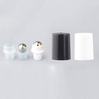 Vente Flash – Flacons Roll-on Ronds de 10 ml de Qualité Supérieure avec Bouchon pour Parfum, Cosmétiques et Huiles Essentielles – Vente en Gros