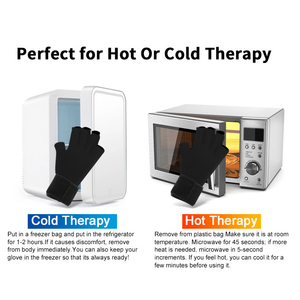 ถุงมือเจลน้ำแข็งแพ็คนิ้วแบบกดบรรเทาอาการปวดข้อมือใช้ซ้ำได้ถุงมือบำบัดด้วยความร้อนเย็น - Product Image 4