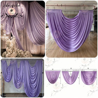 ANNIELU Cortinas de Spandex Personalizadas para Decoración de Escenarios, Ventanas de Salones de Banquetes, Boutiques, Centros Comerciales y Eventos