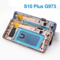 Écran tactile TFT LCD de qualité OEM haute luminosité avec prise en charge des empreintes digitales pour S10/S10 Plus G975/G973