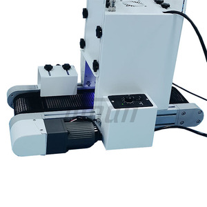 Machine de polymérisation UV 405nm 100x100mm avec fenêtre lumineuse, refroidissement air-eau, 400W, semi-automatique, convoyeur à bande de 800mm de longueur - Product Image 4