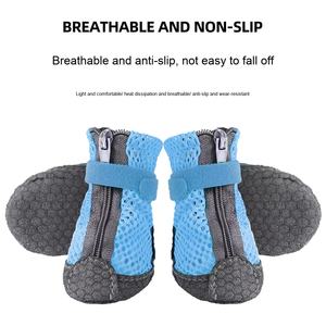 अनुकूलित पालतू जूता सॉक कुत्ते के जूते और पाव रक्षक सांस गर्मी के साथ गर्म फुटपाथ पर - Product Image 2