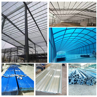 Plaques de toiture transparentes en PRV (Plastique Renforcé de Fibre de Verre) – Plaques d'éclairage transparentes en fibre de verre – Tuiles de toiture anticorrosion modernes pour temples et hôtels
