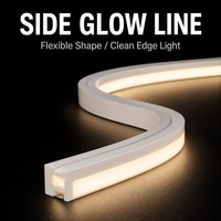 Tira de Luz LED Flexible de Silicona para Decoración de Letreros, 12v 24v, Materiales para Letreros, Luces RGB, Tubo de Luz de Neón