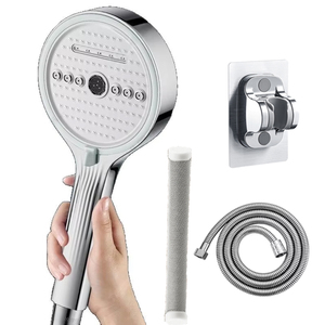 Cabezal de Ducha Presurizado de Acero Inoxidable 316 con Filtro, Alta Presión, Rociador de Lluvia Americano, Cabezal de Ducha de Mano, Set de Ducha Desinfectante - Product Image 1