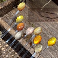 Vernis à ongles gel magnétique Mixcoco Maillard effet œil de chat, 9 couleurs, à retirer par trempage, UV LED, pour nail art automne, brun ambre