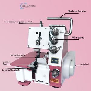 Новая портативная мини-швейная машина для квилтинга и оверлока, 3-ниточная, для домашнего использования, для работы с трикотажными тканями, хит продаж - Product Image 5
