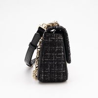 Sac à main vintage pour femmes, motif géométrique, fait à la main, de haute qualité, élégant, design personnalisé, PU, deux sangles, fermeture à glissière