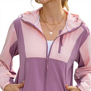 Chaqueta Cortavientos Ligera para Mujer, con Capucha y Cierre, para Ropa Casual de Calle y Actividades al Aire Libre, Servicios OEM - Product Image 1