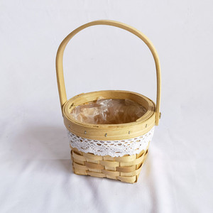 Wholesale Hand-woven Flower <b>Basket</b> Household Goods Fresh Natural Garden Rattan <b>Storage</b> Decoration - Product Image 4