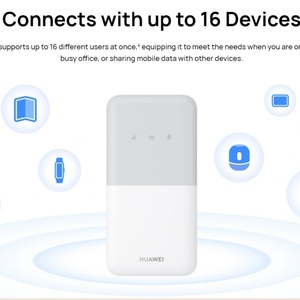 Routeur WiFi mobile 4G E5586-822 4G LTE de poche 195 Mbps débloqué, modem MiFi portable de poche avec carte SIM - Product Image 4