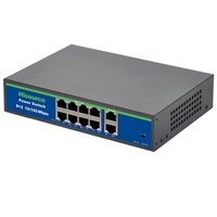 Commutateur PoE 15V 8 ports OEM ODM 10/100M pour interphone de bâtiment