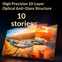 Écran de projection fixe 3D pour home cinéma, 110 pouces, vente en gros d'usine, 90-250 pouces, 3C, anti-laser, anti-taches, montage mural, 16:9
