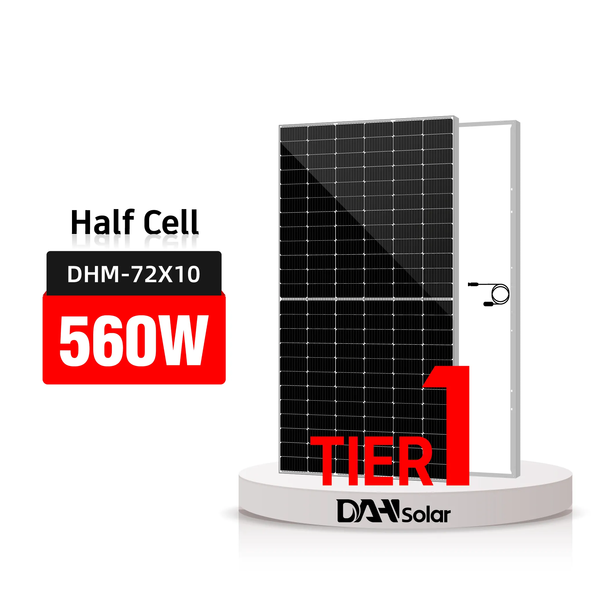 CE TÜV MCS-Zertifikat Photovoltaik modul 550W 560W 600W 700W Mono-PV-Modul