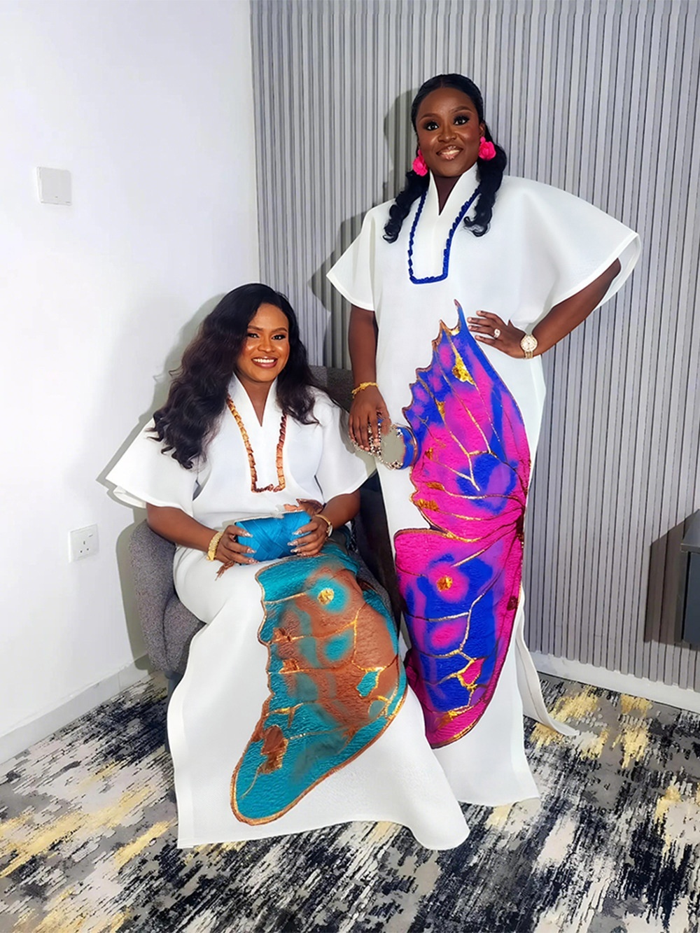 green emerald velvet dress African Print Sleeveless Flared Maxi Dress