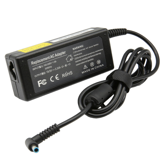 65W DC Laptop Adapter 19.5V 3.33A for HP Laptop Replacement AC Power Supply