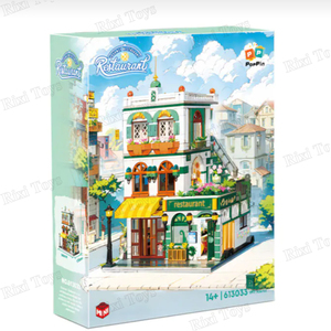 ZHE GAO 613033 2024 NUEVO Street View mil sabor casa niños y niñas rompecabezas Juguetes regalo 997 piezas Juegos de bloques de construcción - Product Image 5