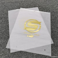 Sacs refermables en CPE givré recyclables, impression de logo personnalisée en sérigraphie, emballage écologique réutilisable pour vêtements, chaussettes
