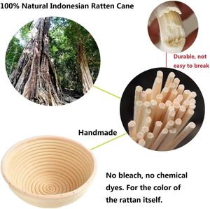 Cesta de mimbre europea para hornear pan / Cestas de almacenamiento naturales tejidas con cuerda de mimbre 2026 - Product Image 4
