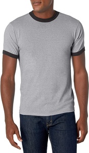เสื้อยืดผ้าฝ้าย180GSM ใส่ได้ทั้งชายและหญิงเสื้อยืดผ้าฝ้าย100% พิมพ์ลายปักขนาดสำหรับผู้ชายกำหนดเอง - Product Image 6