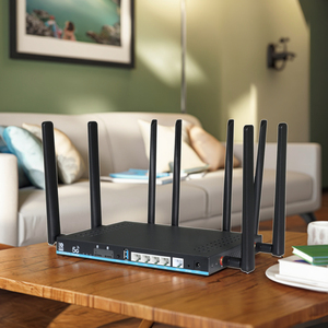 Nhà Máy CPE Hot Bán ax3000 Modem không dây <span class=keywords><strong>Wifi</strong></span> Router openwrt 1WAN + 4LAN Gigabit cổng tùy chỉnh 5 gam Router với khe cắm thẻ Sim - Product Image 1