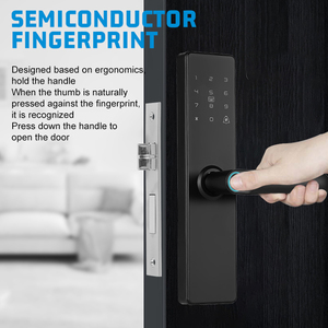 Nhôm Bền Kỹ Thuật Số Mã Cửa Khóa Thẻ Chìa Khóa Mở Khóa Thông Minh Khóa Kỹ Thuật Số Mật Khẩu Vân Tay Khóa Cửa Điện Tử - Product Image 5