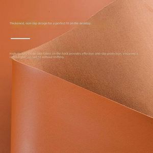 In Stock Leather Oversized <b>Computer</b> <b>Desk</b> Mat for Office Table and Keyboard Use Eco-Friendly Customizable Table Game Mat - Product Image 2
