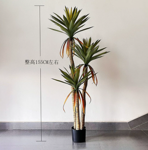 Realista jardín paisajismo fábrica Venta caliente diseño Artificial Agave Maguey árboles precio al por mayor interior simulación Decoración - Product Image 4