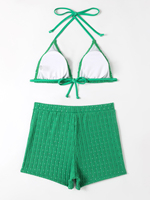 Mesdames Sexy Weekly Bonne Qualité Usine Directement Côté Cravate Bikini Matériel Fina Approuvé Maillots de bain Pour Femmes