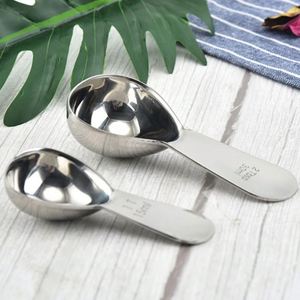 High Quality Stainless Steel <b>Coffee</b> Measuring <b>Spoon</b> 1 Tbsp 15ML/2 Tbsp 30ML Mirror Polish Silver Metal <b>Coffee</b> Measure - Product Image 3