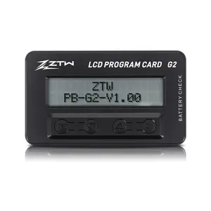 ZTW Multifunctional LCD Program Card Box G2 Servo Tester Battery Voltmeter For Beatles/Shark/Mantis Slim Series Brushless ESC