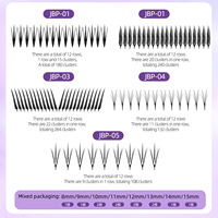 Extensions de cils personnalisées avec logo, style ailes de fée, faites à la main, naturelles, douces, sans cruauté, véganes, C D Comic Lashes