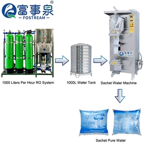 Guangdong Auto Marca 500ml Ro Beber Purificado Sachet Água Fazendo Fábrica - Product Image 1