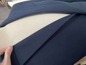 2025 Top vente grande taille laine formel simple boutonnage hommes d'affaires costumes de <span class=keywords><strong>mariage</strong></span> pour sur mesure marié imperméable noir veste - Product Image 3