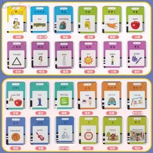 เครื่องเรียนรู้ 2 in 1 พร้อมบัตรคำศัพท์พูดได้ แท็บเล็ตเขียนได้ ของเล่นสำหรับเด็ก ของเล่นเสริมพัฒนาการอ่านและระบายสี - Product Image 5