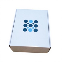 Boîte d'expédition pliable en carton ondulé aseptique, biodégradable et recyclable, avec pelliculage mat UV, pour vêtements et chaussures