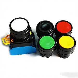 Bouton poussoir plat à montage sur panneau série YW YW1B-M1E02W - Product Image 2