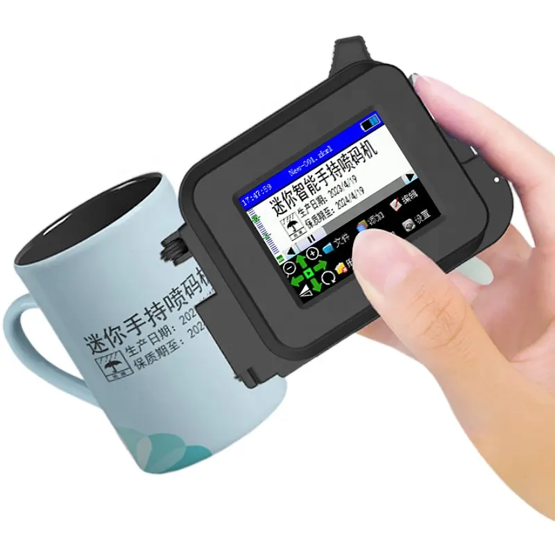 2023 Popular mini portátil fecha de caducidad máquina de inyección de tinta de mano mini impresora de inyección de tinta térmica