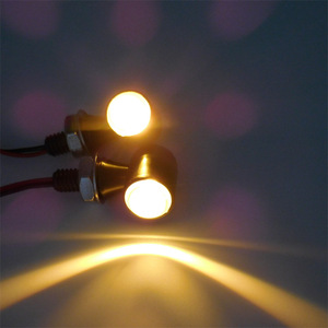 12V Universal <b>Mini</b> Metal Amber <b>LED</b> Turn Signals for Motorcycle & E-Scooter - Product Image 4