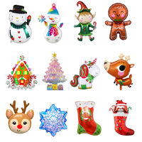 Ballon en aluminium de 20 pouces, motif sapin de Noël violet rêveur, pour décoration de Noël